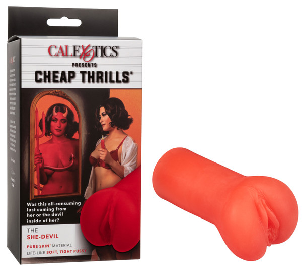 SE0883-95-3 CHEAP THRILLS THE SHE-DEVIL PUSSY- RED