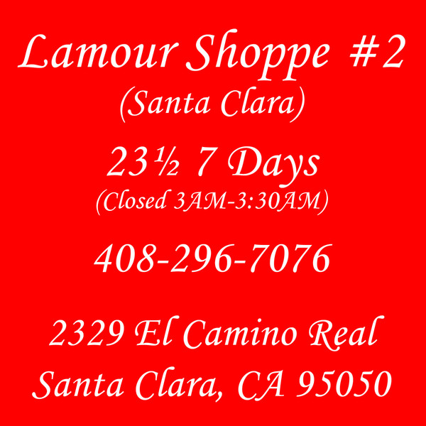 Store Pickup @ Lamour Shoppe #2 (Santa Clara) Open 23.5/7