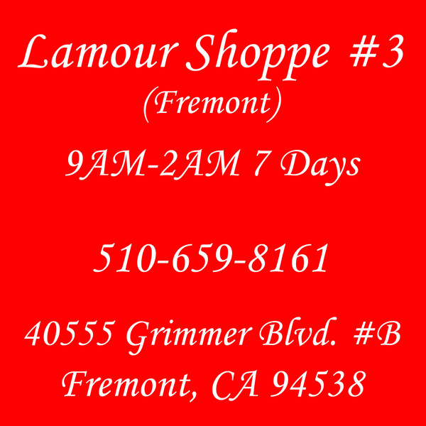 Store Pickup @ Lamour Shoppe #3 (Fremont) Open 9AM-2AM 7 Days