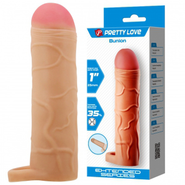 BI-026253 PRETTY LOVE BUNION EXTENDED PENIS SLEEVE- LIGHT