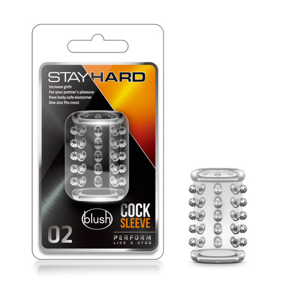 BL-00202 STAY HARD COCK SLEEVE 02 -CLEAR