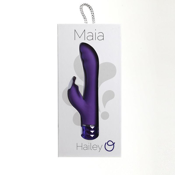 MAIA-MA1607-L2 HAILEY-RECHARGEABLE SILICONE RABBIT VIBE