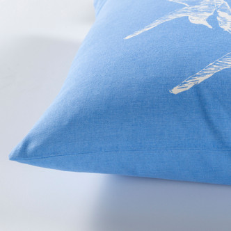 Beach Seagull Trio Cottage Pillow corner Beach Seagull Trio Cottage Pillow corner