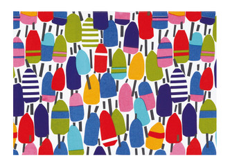 Bright Buoys Set of Four Colorful Placemats
