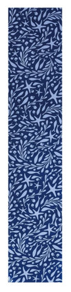 Blue Tide Pool Sea Life Table Runner
