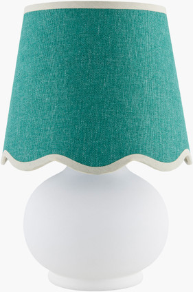 Cockle Cove Teal Shade Accent Lamp