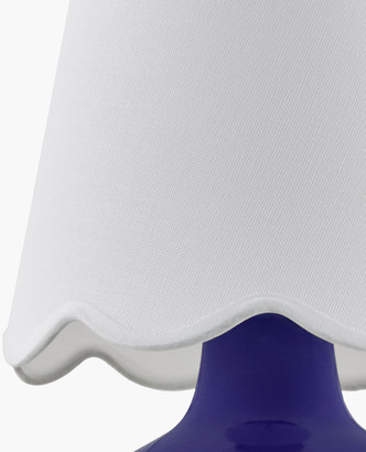Manchester-by-the-Sea Navy Accent Lamp shade