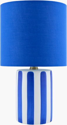 Seabreeze Royal Blue Ribbon Accent Table Lamp