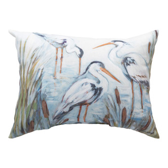 Seaside Shore Friends Three Herons Pillow Seaside Shore Friends Three Herons Pillow