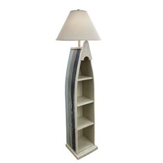 Seafarer’s Stripe Lamp with Bookshelf