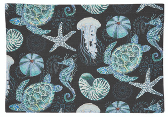 Caspian Under the Waves Place Mats - Set of Four