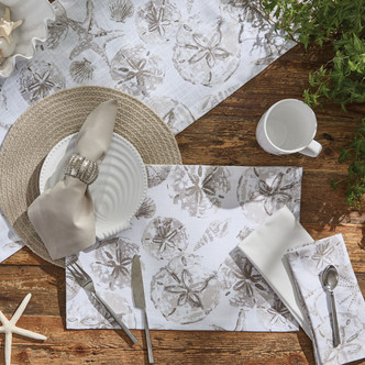 Shell Cove Beach Napkins on table