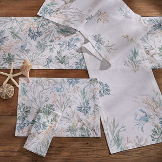 Kelp Forest 72 inch Table Runner all pieces