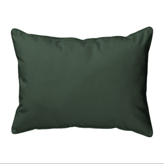 Holiday Santa Pink Flamingo Pillow back color of pillow