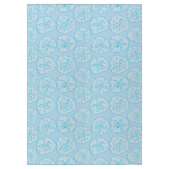 Sand Dollar Beach Blue Indoor-Outdoor Area Rug