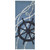 Ship Captain Wheel and Rope Indoor-Outdoor Accent Rug runner rug