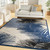 Sayulita Blue Palms Sculpted Indoor-Outdoor Area Rug room view 1