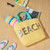 Beach Sequined Yellow Tote Bag Set.3