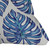 Bright Blue Monstera Palms Indoor-Outdoor Pillow corner