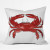 Summer Red Crab Indoor-Outdoor Pillow