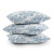 Maui Luau Chambray Blue Palms 20 x 20 Indoor-Outdoor Pillow stack