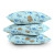 Light Blue Beach Umbrellas and Starfish Indoor-Outdoor Pillow stack