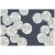 Navy Sand Dollar Scattered Shells Rug 2x3