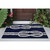 Navy and White Nautical Ropes Rug porch