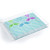 Mermaid Tails and Blue Sea Stripes Acrylic Serving Tray angle view