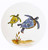 Sea Turtles Hand Painted Round Serving Platter