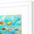 Tropical Colors Framed Beach Art close up corner detail