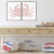 Red Spotted Crab Framed Diptych Art  in room