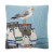 Charlie Seagull Wool Hooked Pillow