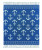 Blue and White Anchor Motif Throw Blanket full size