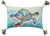 Embellished Decorative Sea Turtle Rectangle Pillow