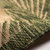 Palm Fronds Green Indoor-Outdoor Rug roll