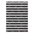 Surfside Midnight Stripes and Starfish Area Rug