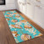 Surfside Aqua Shells Indoor-Outdoor Rug kitchen runner