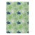 Surfing Sea Turtles Green Indoor-Outdoor Area Rug