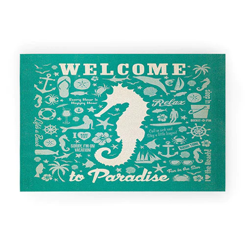 Welcome to Seahorse Paradise Entry Mat