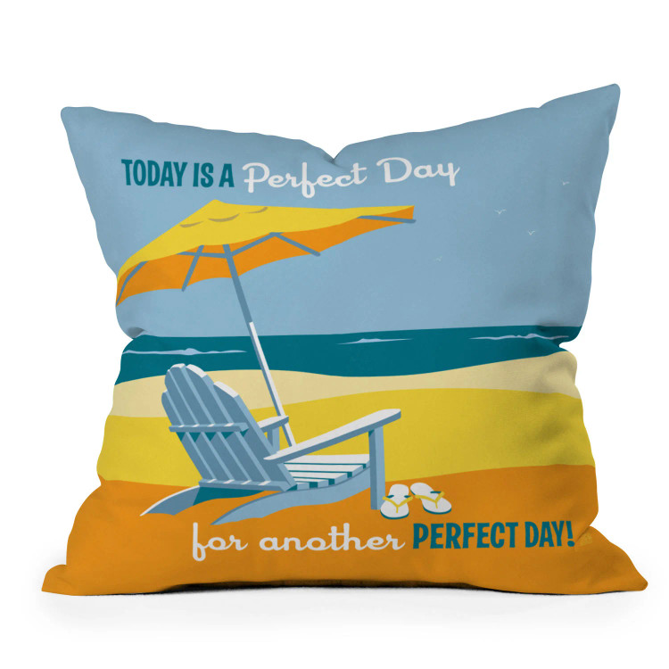 Another Perfect Day Printed Indoor-Outdoor Pillow