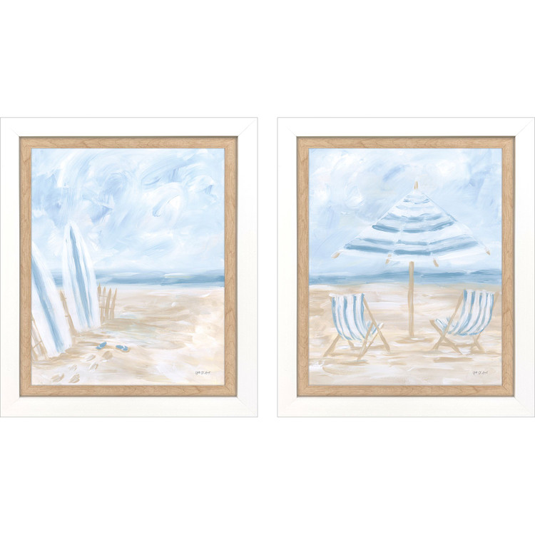 Sun, Sand & Sea – Shoreline Framed Print Set