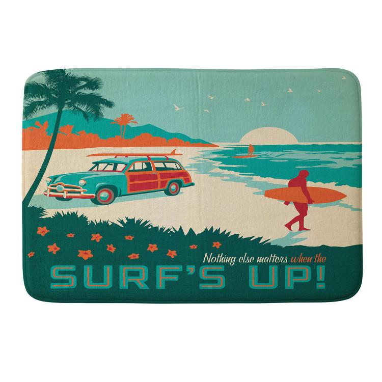 Surf's Up Memory Foam Bath Mat