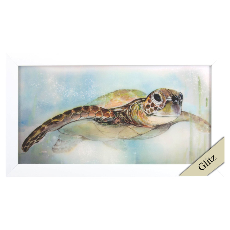 Majestic Turtle Framed Canvas
