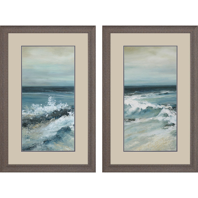 Converging Currents Framed Art Set of Two Converging Currents Framed Art Set of Two