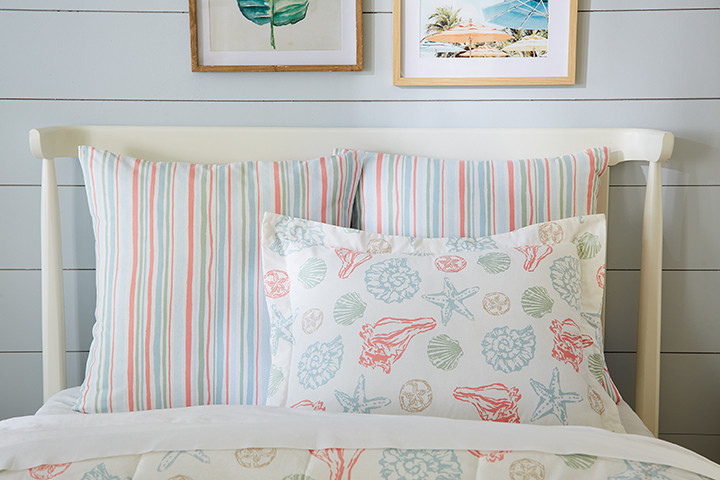 Summer Beach Shells Standard Size Sham