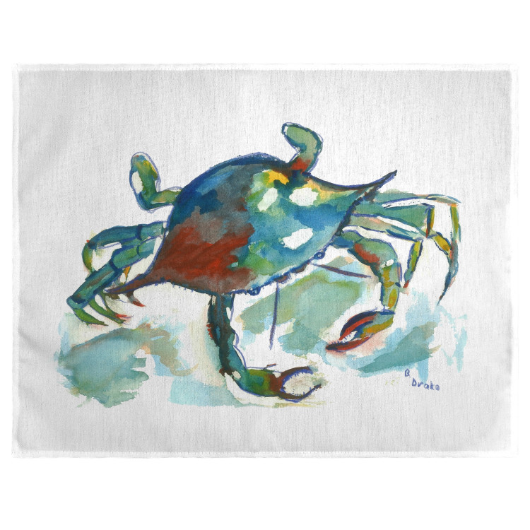 Watercolor Blue Crab Place Mat Set of 4