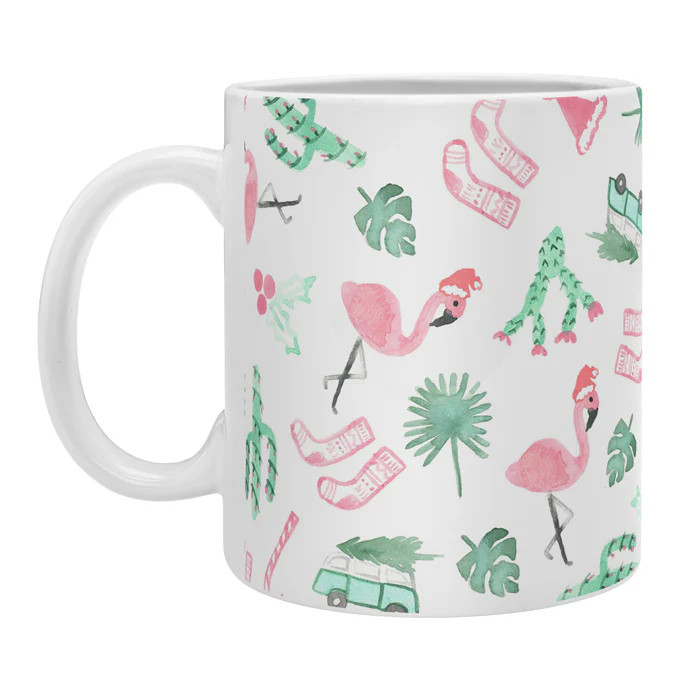 Fa La La Mingo Holiday Set of Two Coffee Mugs