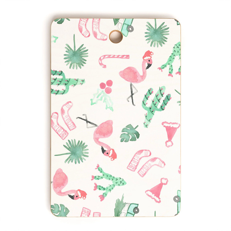 Fa La La Mingo Holiday Bamboo Prep Board