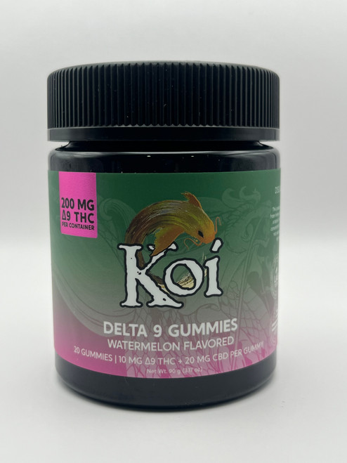Mid-Town Greenz 20ct Watermelon gummies Delta 9 THC edibles